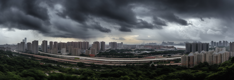 深圳暴风雨乌云满天摄影真实城市景,高清,摄影图,摄影图片,图片大全,摄影图免费下载